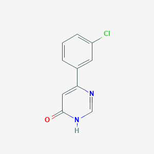 molecular formula C10H7ClN2O B1487074 6-(3-Chlorophenyl)pyrimidin-4-ol CAS No. 1692752-85-4