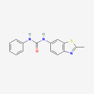 1-(2-Methyl-1,3-benzothiazol-6-yl)-3-phenylurea