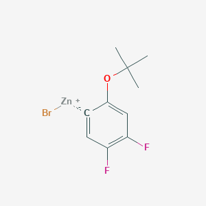 (2-t-Butoxy-4,5-difluorophenyl)Zinc bromide