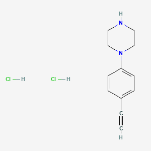 1-(4-Ethynylphenyl)piperazine dihydrochloride