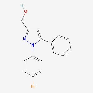 1-(4-Bromophenyl)-3-hydroxylmethyl-5-phenyl pyrazole