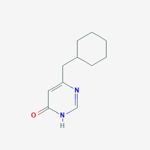 molecular formula C11H16N2O B1487098 6-(Cyclohexylmethyl)pyrimidin-4-ol CAS No. 2090965-44-7