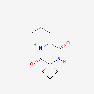 molecular formula C11H18N2O2 B14870982 7-Isobutyl-5,8-diazaspiro[3.5]nonane-6,9-dione 