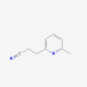 3-(6-Methylpyridin-2-yl)propanenitrile