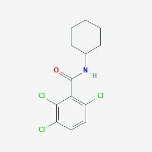 molecular formula C13H14Cl3NO B14871000 2,3,6-trichloro-N-cyclohexylbenzamide 