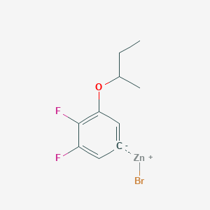 (3-sec-Butyloxy-4,5-difluorophenyl)Zinc bromide