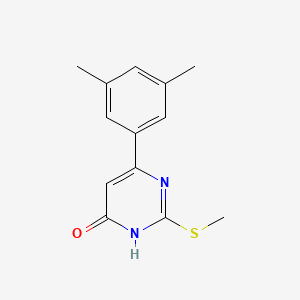 6-(3,5-dimethylphenyl)-2-(methylthio)pyrimidin-4(3H)-one
