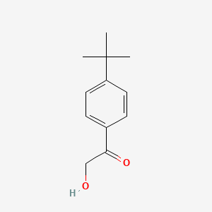 molecular formula C12H16O2 B14871101 1-(4-Tert-butylphenyl)-2-hydroxyethanone 