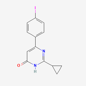 2-Cyclopropyl-6-(4-iodophenyl)pyrimidin-4-ol