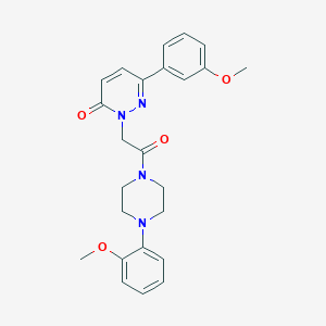 6-(3-methoxyphenyl)-2-(2-(4-(2-methoxyphenyl)piperazin-1-yl)-2-oxoethyl)pyridazin-3(2H)-one