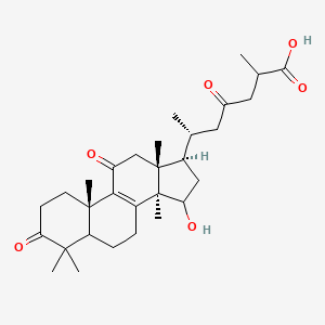 molecular formula C30H44O6 B14871209 (6R)-6-[(10S,13R,14R,17R)-15-hydroxy-4,4,10,13,14-pentamethyl-3,11-dioxo-2,5,6,7,12,15,16,17-octahydro-1H-cyclopenta[a]phenanthren-17-yl]-2-methyl-4-oxoheptanoic acid 