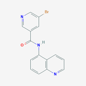 5-bromo-N-(quinolin-5-yl)nicotinamide