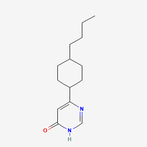 molecular formula C14H22N2O B1487125 6-(4-Butylcyclohexyl)pyrimidin-4-ol CAS No. 2097966-88-4