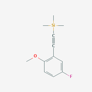 (5-Fluoro-2-methoxy-phenylethynyl)-trimethyl-silane