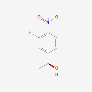 B1487144 (S)-1-(3-Fluoro-4-nitrophenyl)ethanol CAS No. 2097713-63-6