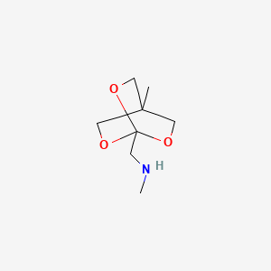 N-methyl-1-(4-methyl-2,6,7-trioxabicyclo[2.2.2]octan-1-yl)methanamine