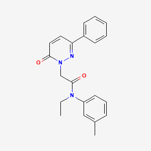 N-ethyl-2-(6-oxo-3-phenylpyridazin-1(6H)-yl)-N-(m-tolyl)acetamide