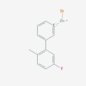 3-(3-Fluoro-6-methylphenyl)phenylZinc bromide