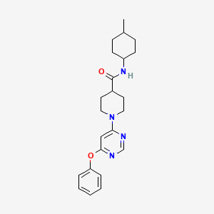 N-(4-methylcyclohexyl)-1-(6-phenoxypyrimidin-4-yl)piperidine-4-carboxamide