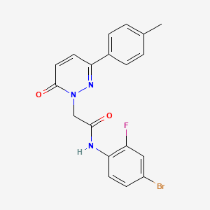 N-(4-bromo-2-fluorophenyl)-2-(6-oxo-3-(p-tolyl)pyridazin-1(6H)-yl)acetamide