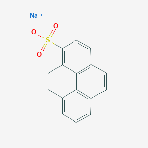 molecular formula C16H9NaO3S B148716 Sodium pyrene-1-sulphonate CAS No. 59323-54-5