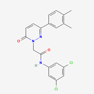 N-(3,5-dichlorophenyl)-2-(3-(3,4-dimethylphenyl)-6-oxopyridazin-1(6H)-yl)acetamide