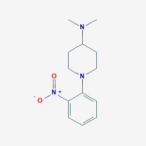 molecular formula C13H19N3O2 B14871643 N,N-dimethyl-1-(2-nitrophenyl)piperidin-4-amine 