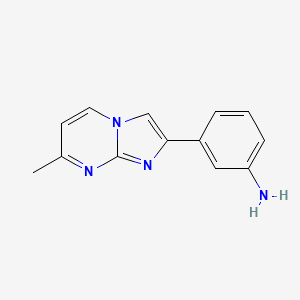 3-(7-Methylimidazo[1,2-a]pyrimidin-2-yl)aniline