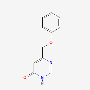 molecular formula C11H10N2O2 B1487170 6-(Phenoxymethyl)pyrimidin-4-ol CAS No. 2091717-51-8