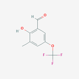 2-Hydroxy-3-methyl-5-(trifluoromethoxy)benzaldehyde