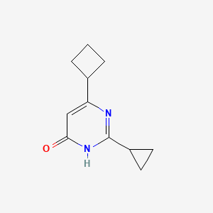 6-Cyclobutyl-2-cyclopropylpyrimidin-4-ol