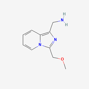 (3-(Methoxymethyl)imidazo[1,5-a]pyridin-1-yl)methanamine