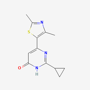2-Cyclopropyl-6-(2,4-dimethylthiazol-5-yl)pyrimidin-4-ol