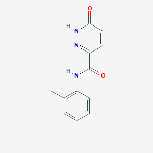 molecular formula C13H13N3O2 B14871805 N-(2,4-dimethylphenyl)-6-oxo-1,6-dihydropyridazine-3-carboxamide 