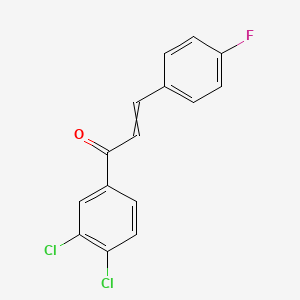 1-(3,4-Dichlorophenyl)-3-(4-fluorophenyl)prop-2-en-1-one