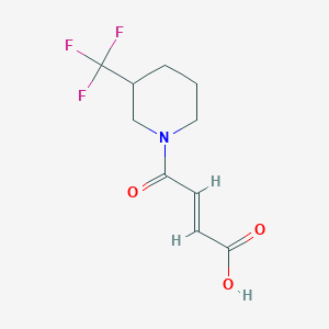 (2E)-4-Oxo-4-[3-(trifluoromethyl)piperidin-1-YL]but-2-enoic acid