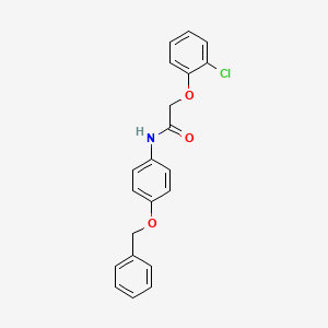 N-[4-(benzyloxy)phenyl]-2-(2-chlorophenoxy)acetamide