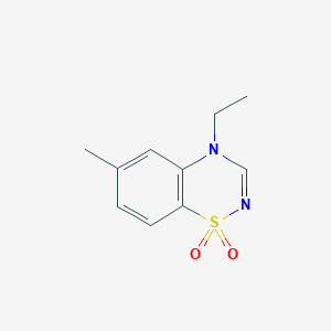 4-ethyl-6-methyl-4H-benzo[e][1,2,4]thiadiazine 1,1-dioxide