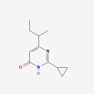 molecular formula C11H16N2O B1487182 6-(Sec-butyl)-2-cyclopropylpyrimidin-4-ol CAS No. 2090594-47-9