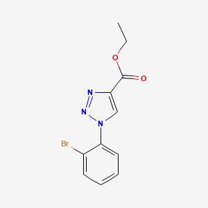 ethyl 1-(2-bromophenyl)-1H-1,2,3-triazole-4-carboxylate