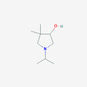 1-Isopropyl-4,4-dimethylpyrrolidin-3-ol