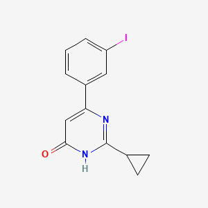 2-Cyclopropyl-6-(3-iodophenyl)pyrimidin-4-ol