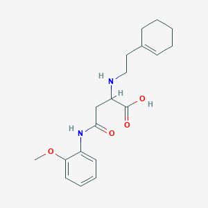 N2-(2-(cyclohex-1-en-1-yl)ethyl)-N4-(2-methoxyphenyl)asparagine