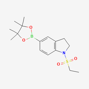 1-Ethanesulfonyl-5-(4,4,5,5-tetramethyl-[1,3,2]dioxaborolan-2-yl)-2,3-dihydro-1H-indole