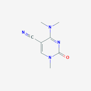 4-(Dimethylamino)-1-methyl-2-oxo-1,2-dihydropyrimidine-5-carbonitrile