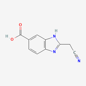 2-(cyanomethyl)-1H-benzo[d]imidazole-6-carboxylic acid