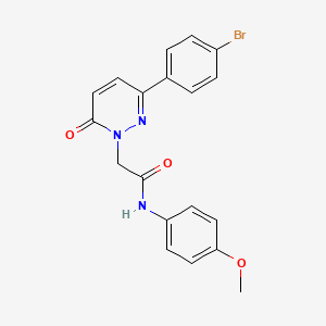 2-(3-(4-bromophenyl)-6-oxopyridazin-1(6H)-yl)-N-(4-methoxyphenyl)acetamide