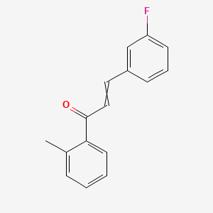 3-(3-Fluorophenyl)-1-(2-methylphenyl)prop-2-en-1-one