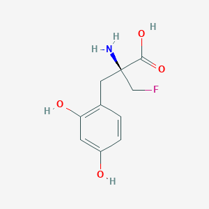 (S)-2-Amino-2-(2,4-dihydroxybenzyl)-3-fluoropropanoic acid