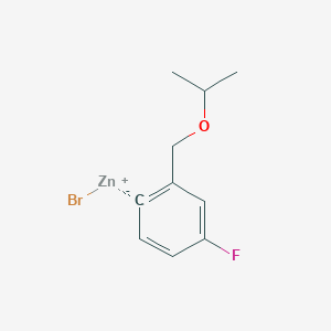 4-Fluoro-2-[(i-propyloxy)methyl]phenylZinc bromide